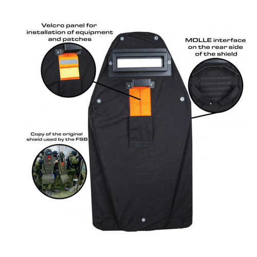  Gear Craft Black Assault Shield VANT-VM Kit 