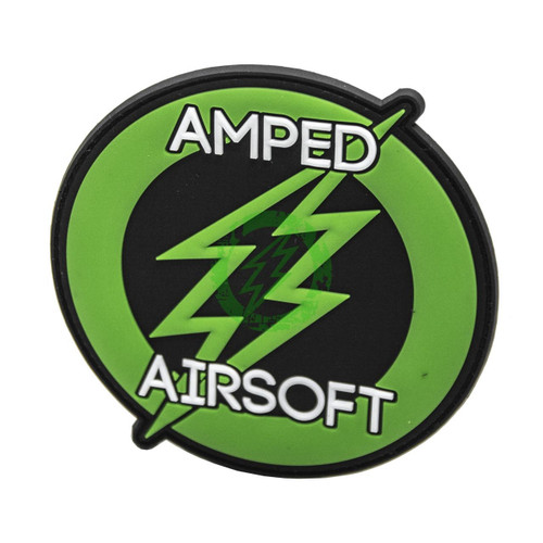 Amped Airsoft Amped Patch 3.75" Logo PVC Velcro Patch 