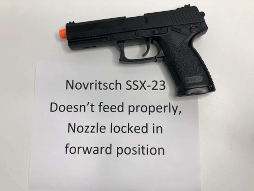 Bone Yard NOVRITSCH SSX-23 Airsoft Pistol (Green Gas) Bone Yard NOVRITSCH SSX-23 Airsoft Pistol (Green Gas)