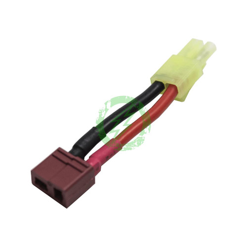 Echo1 ECHO1 Female T-Connector to Small Male Battery Adapter 14 AWG / Length 3.5" | POS RD 