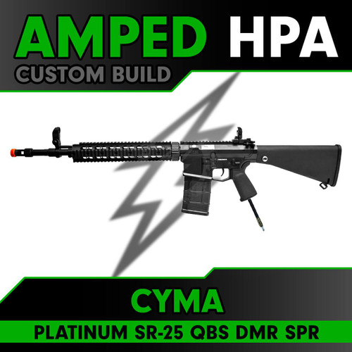 Amped Builds Amped Custom HPA CYMA Platinum SR-25 QBS DMR SPR 