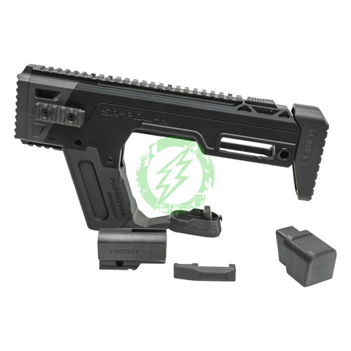 SRU Precision SRU PDW Carbine Kit for AAP-01 Airsoft Pistol | Black / Action Army AAP-01 