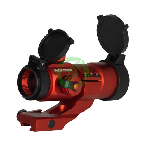  Lancer Tactical Red & Green Dot Cantilever Prism Scope | Red 