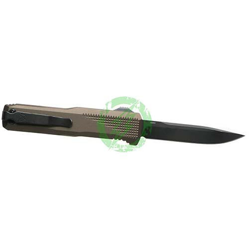  Benchmade Phaeton Drop-Point Dark Earth Anodized, 6061-T6 Billet Aluminum Handle 