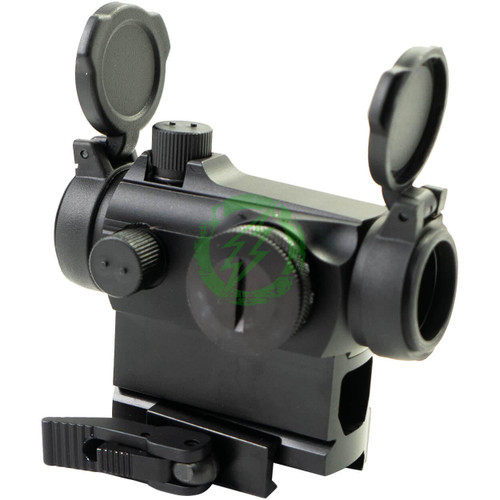  High Power Airsoft HPA T4 Reflex Optic Red Dot Dual Lens Black 