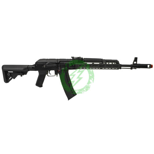 Lancer Tactical AK74 Airsoft AEG Rifle with Crane M4 Stock and 10.5" M-LOK Handguard 