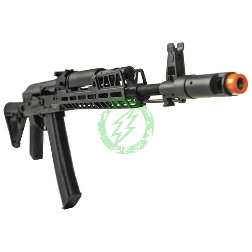  Lancer Tactical AK74 Airsoft AEG Rifle with Delta M4 Stock and CNC 10.5" M-LOK Handguard 