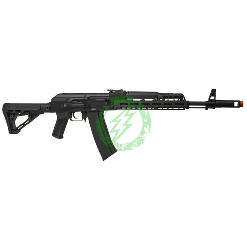  Lancer Tactical AK74 Airsoft AEG Rifle with Delta M4 Stock and CNC 10.5" M-LOK Handguard 