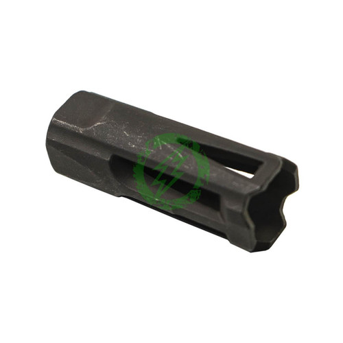  Krytac Black Metal Flash Hider and Set Screw CCW / 14mm Negative 