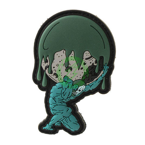  Tactical Hostyle Atlas Shrugs PVC Velcro Patch 3x1.5" 