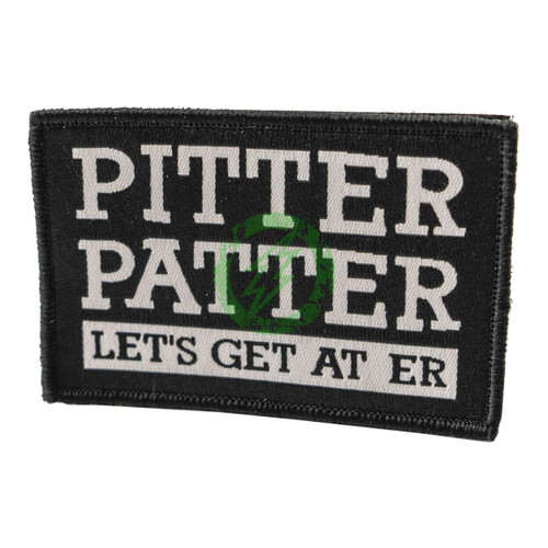  Tactical Outfitters Pitter Patter Let's Get At Er Woven Morale Patch 