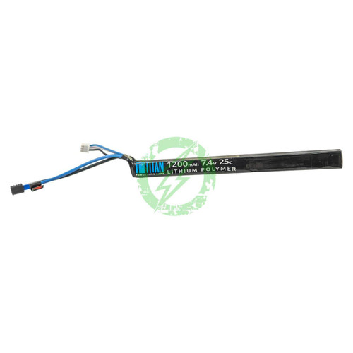 Titan Power 7.4/11.1v 1200mah 25C AK Stick Battery / Lithium Polymer