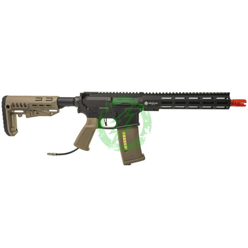  Wolverine Airsoft MTW GEN3 Modular Training Weapon SBR with Inferno 10.3" Barrel with 10" Rail / Billet Edition / Tactical Trim / Tan 