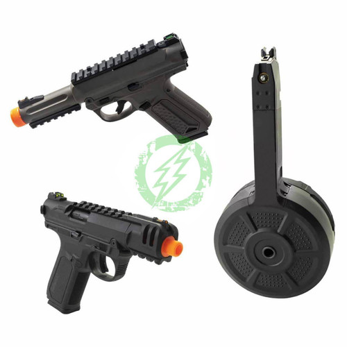 Amped Bundles Action Army AAP01 + 350rd Drum Mag Starter Bundle 