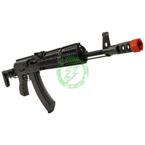  CYMA Platinum Tactical AKM Airsoft AEG Rifle with Z Style CNC Picatinny Handguard Black 