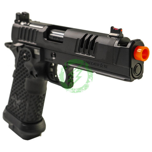  EMG Helios Staccato Licensed XC 2011 Gas Blowback Pistol with VIP Grip / CNC / CO2 