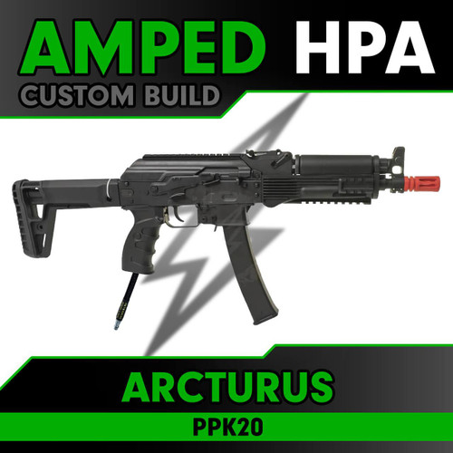 Amped Builds Amped Custom HPA Arcturus PPK20 Airsoft Rifle | Feature Enhanced MOSFET 