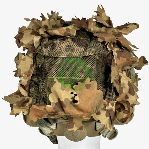  Kicking Mustang KMCS Helmet Cover | Green & Next Gen Brown 