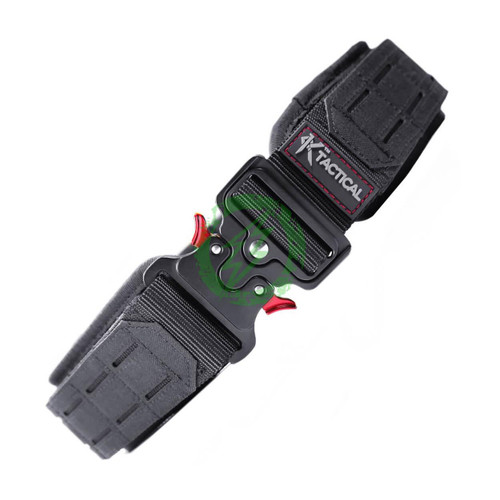 KTactical Tactical Battle Belt Molle Padded with Metal Buckle 
