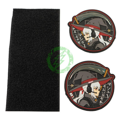  KTactical Metal Reaper Scythe Witch PVC Morale Patch | Right & Left Pack of 2 