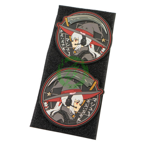  KTactical Metal Reaper Scythe Witch PVC Morale Patch | Right & Left Pack of 2 