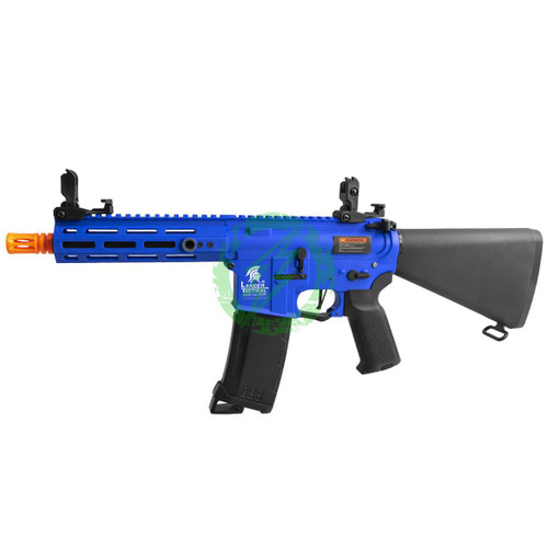  Lancer Tactical | GEN 3 Hellion 7" M-LOK M4 w/ Stubby Stock (Blue) 