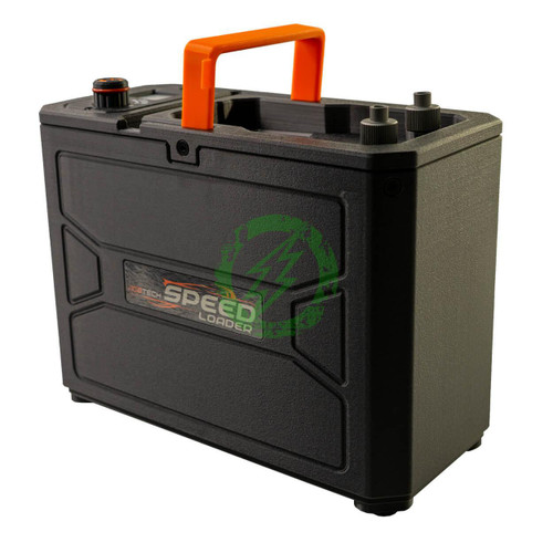 ACETECH Acetech | Large Capacity 12000 BB High Speed Lipo Powered Automatic Electric Airsoft BB Loader (Black) 