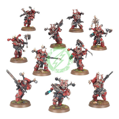  Games Workshop | Warhammer 40k World Eaters: Khorne Berzerkers 
