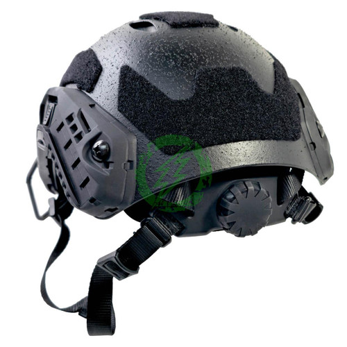  Matrix Vented High Cut Airsoft Helmet Black 