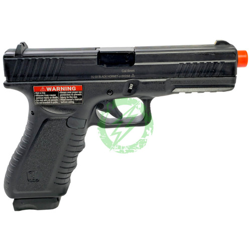 APS XTP Black Hornet Full Auto Co2 Powered Airsoft Pistol with Polymer Slide | Japan Version