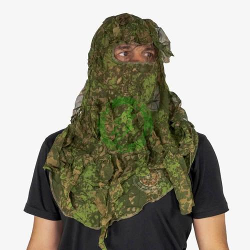  Kicking Mustang KMCS Ultra-Lite Balaclava | Green, Brown, Multi Terrain 