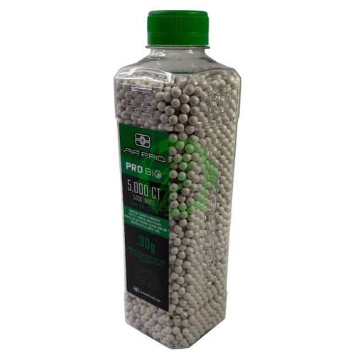 Air Raid 6mm PRO BIO 0.25g - 0.30g BB Bottle | 5,000ct