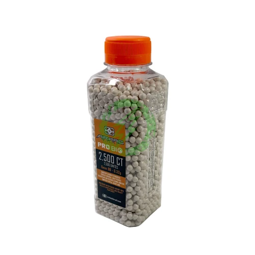 Air Raid 6mm PRO BIO 0.32g BB Bottle | 2,500ct