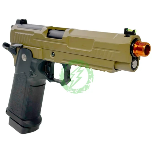  Arcturus Vanguard 5.1" Hi-Capa GBB /w Optics Ready Slide | Black & Tan 