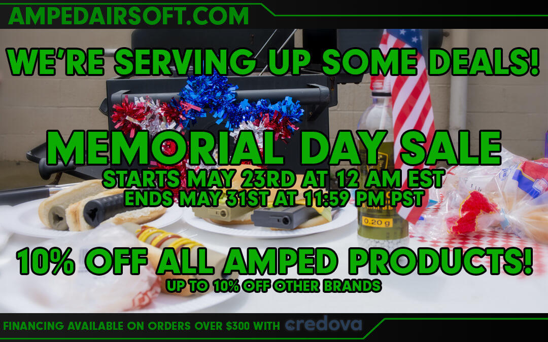 Amped Airsoft&#039;s Memorial Day Sale!