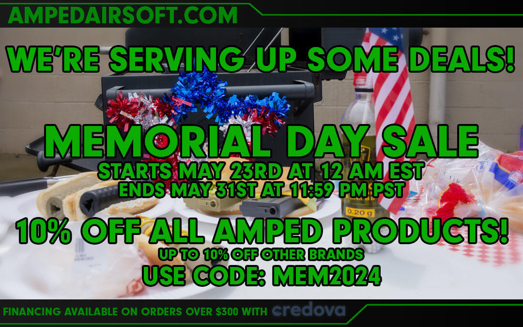 Amped Airsoft&#039;s Memorial Day Sale!