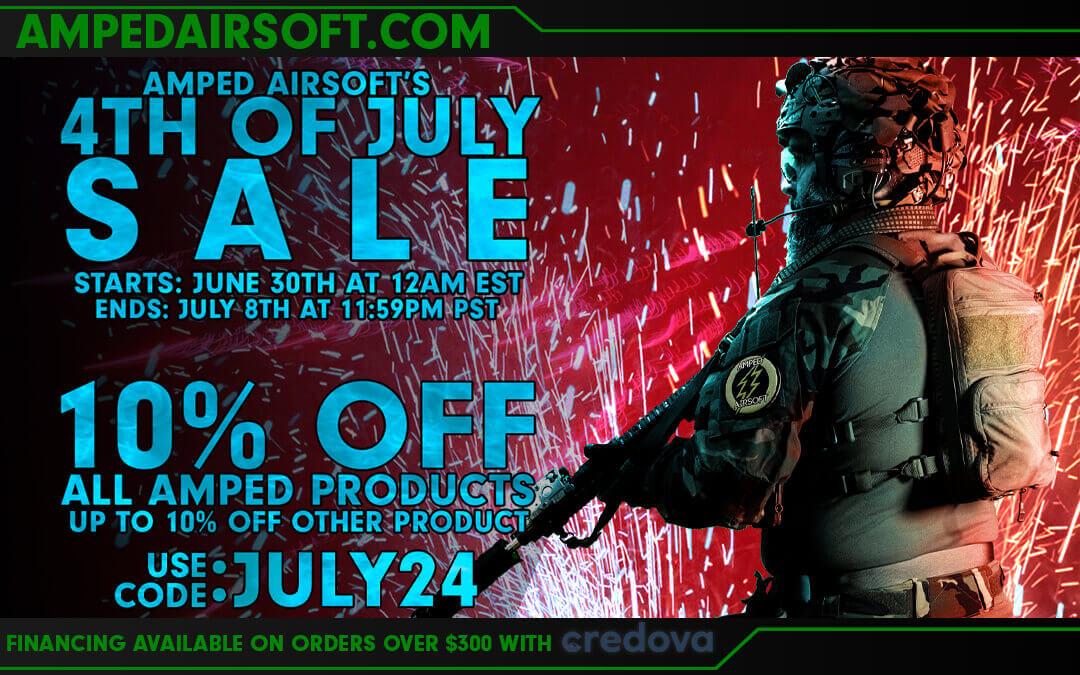 Amped Airsoft 4th of July Sale!