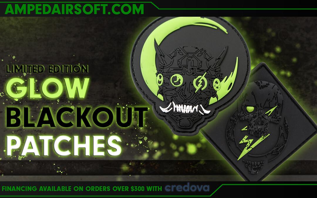 Limited Edition Glow Blackout Patches!