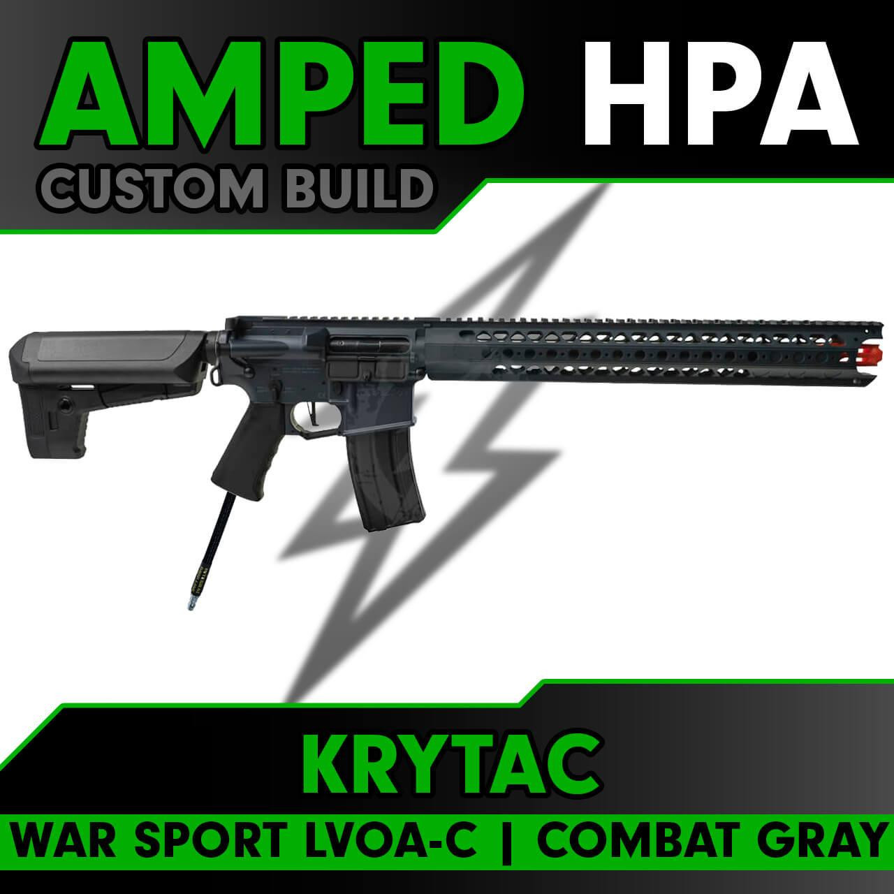 Amped Custom HPA Krytac War Sport LVOA-C Build | Black