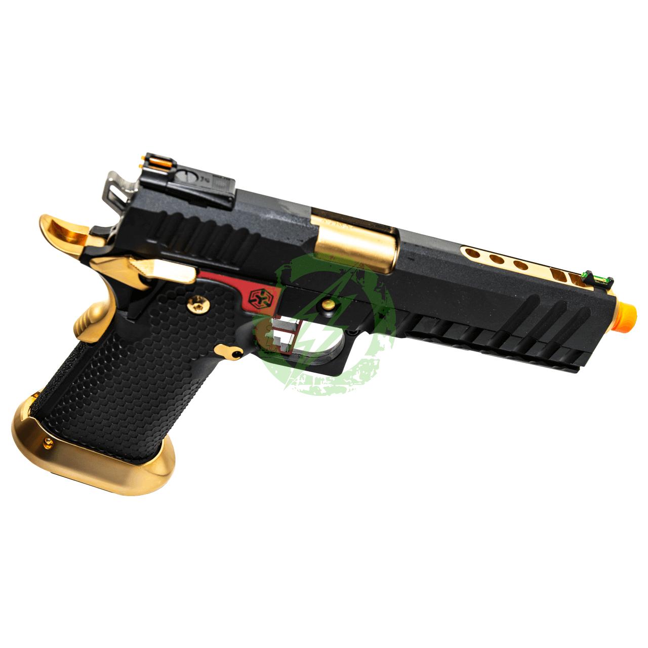 AW Custom Competitor Hi-Capa GBB Pistol Black & Gold