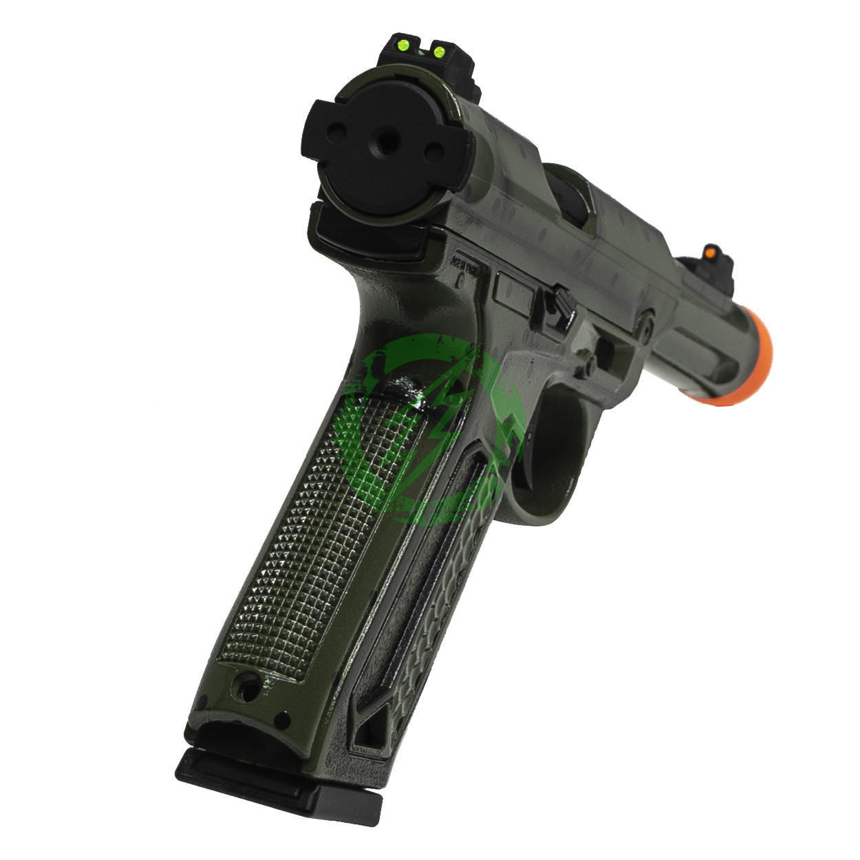 Rogue Customs 'Iron Fleet' Action Army AAP-01 GBB Pistol | Green