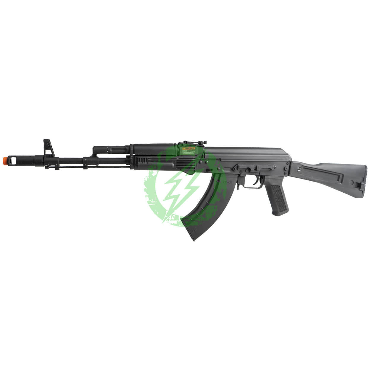 Lancer Tactical AK47 Airsoft AEG Rifle w/ Folding Stock, Battery