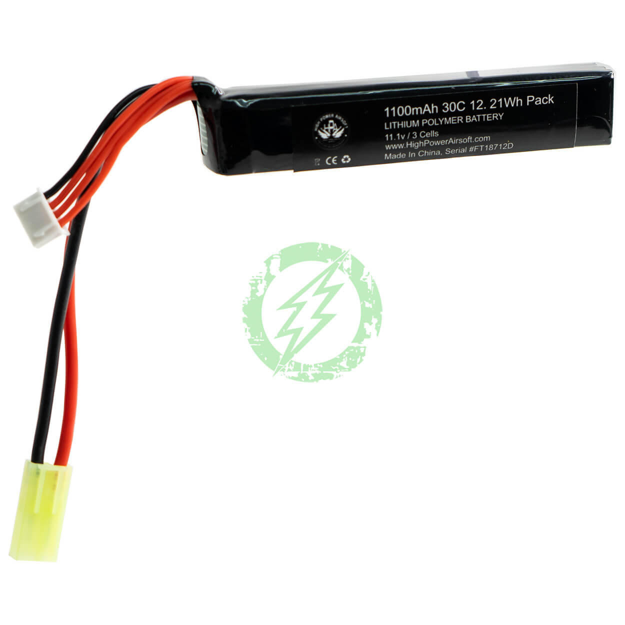 High Power Airsoft HPA 11.1v LIPO Batteries Tamiya