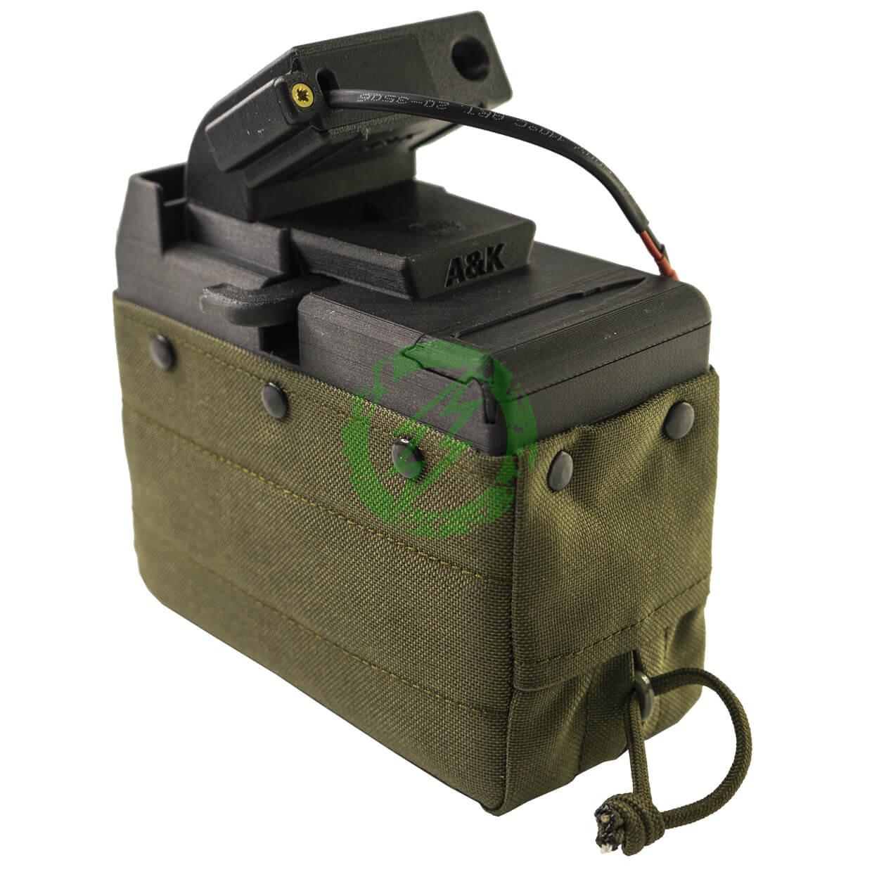 A&K m249 ボックスマガジン Bull Gear A&K M249 Box Magazine Kit | Automatic