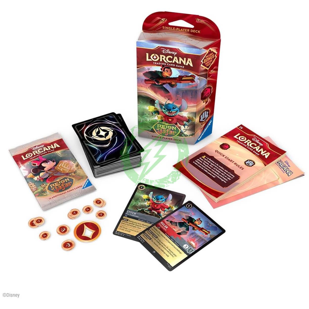 lorcana starter decks worth it TCG: Reign of Jafar Deck (Ruby & Steel) an observant eye Every Disney Lorcana Starter Deck,