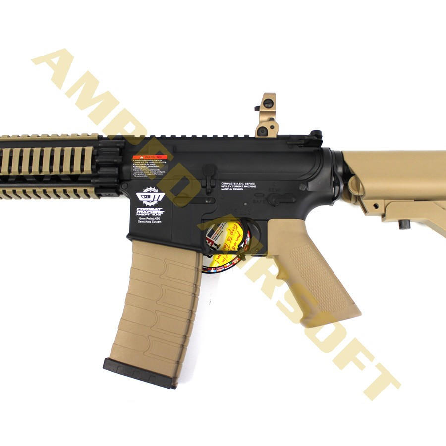 G&G Combat Machine CM18 MOD1 Black | Tan Trim