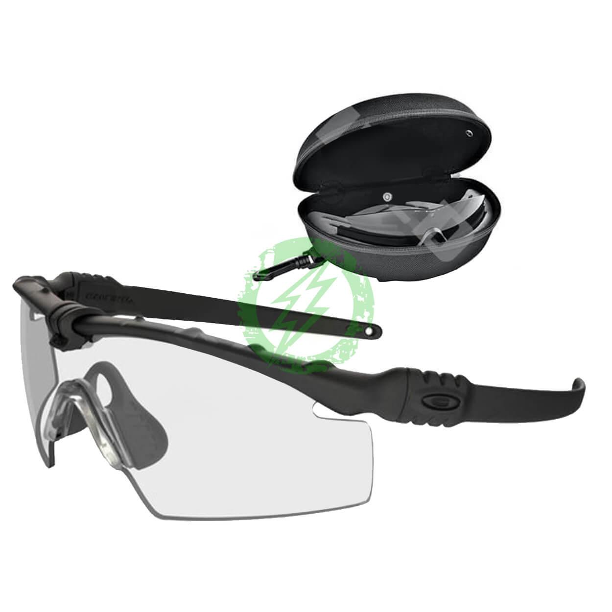 実物　OAKLEY SI M FRAME 3.0 オークリー Oakley SI Ballistic M Frame 3.0 Black Frame w/ Array Clear & Grey Lens