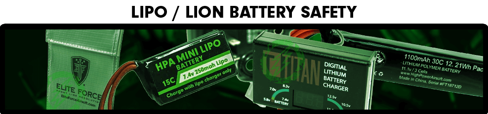 Lipo / Lion Battery Safety