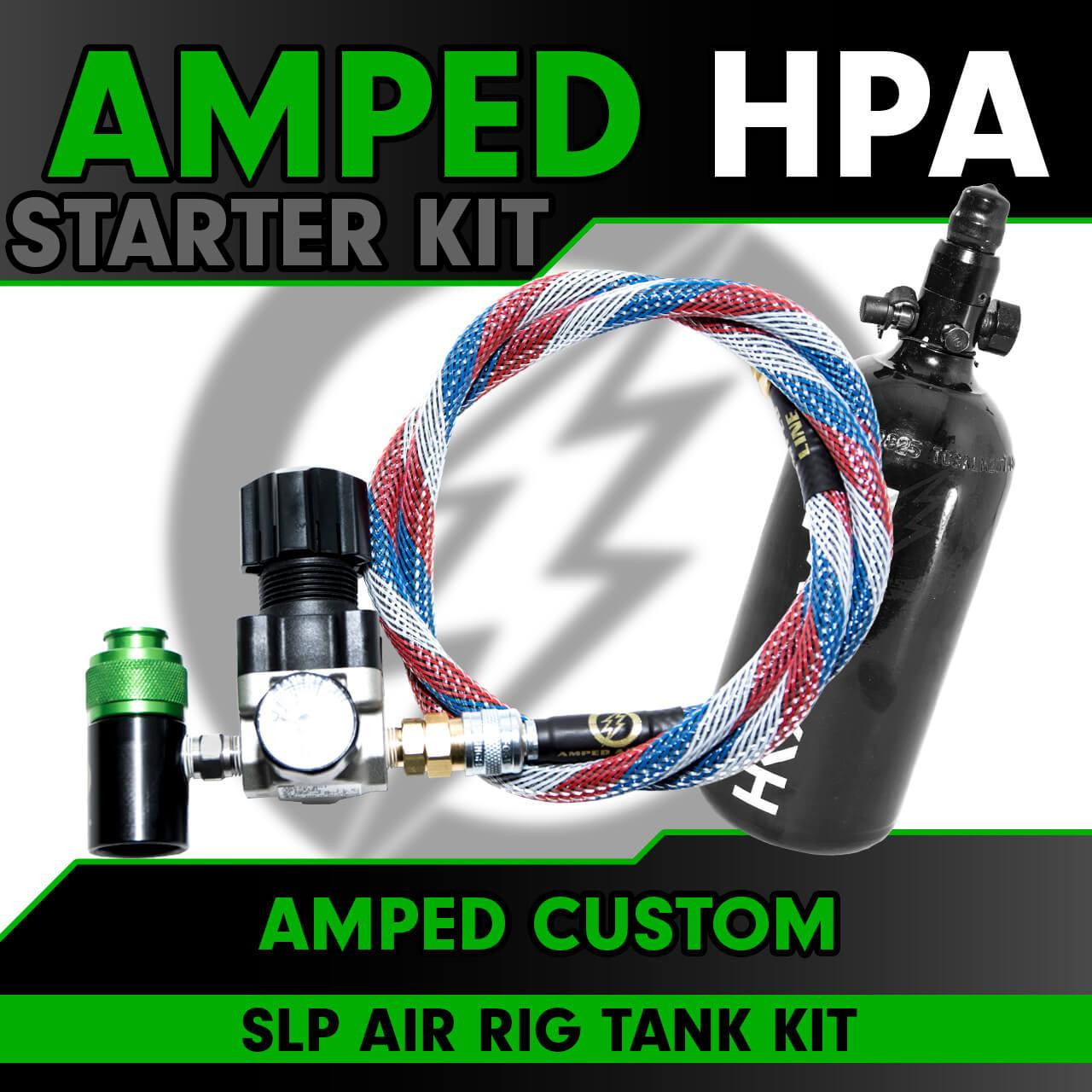 Amped Custom HPA Starter SLP Air Rig Kit | Tank and Air Rig
