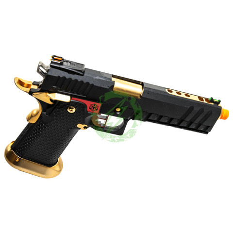 ハイキャパ hicapa gold / airsoft masterpiece Replika pistoletu Hi-Capa 5.1 GOLD Match - airsoft, asg